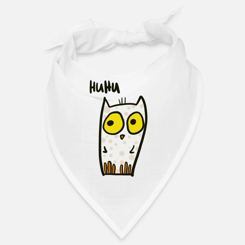Huhu - lustige Eule Bandana