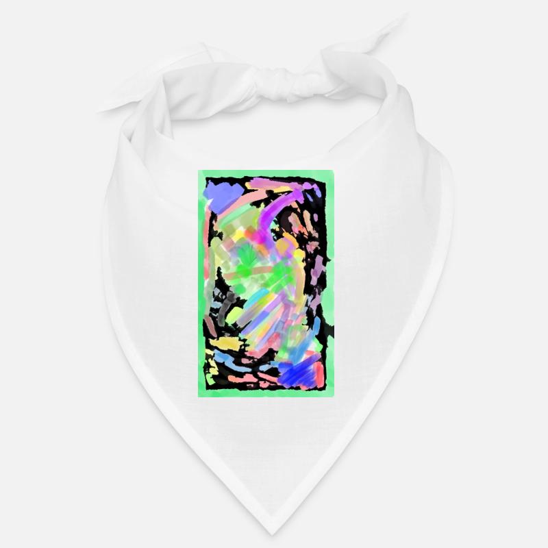 A chaotic mess in neon Bandana