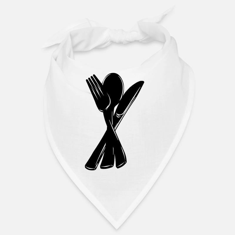 Messer, Gabel und Löffel Bandana