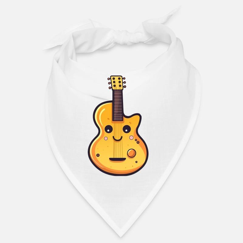 Gitarre im Comic Stil Bandana