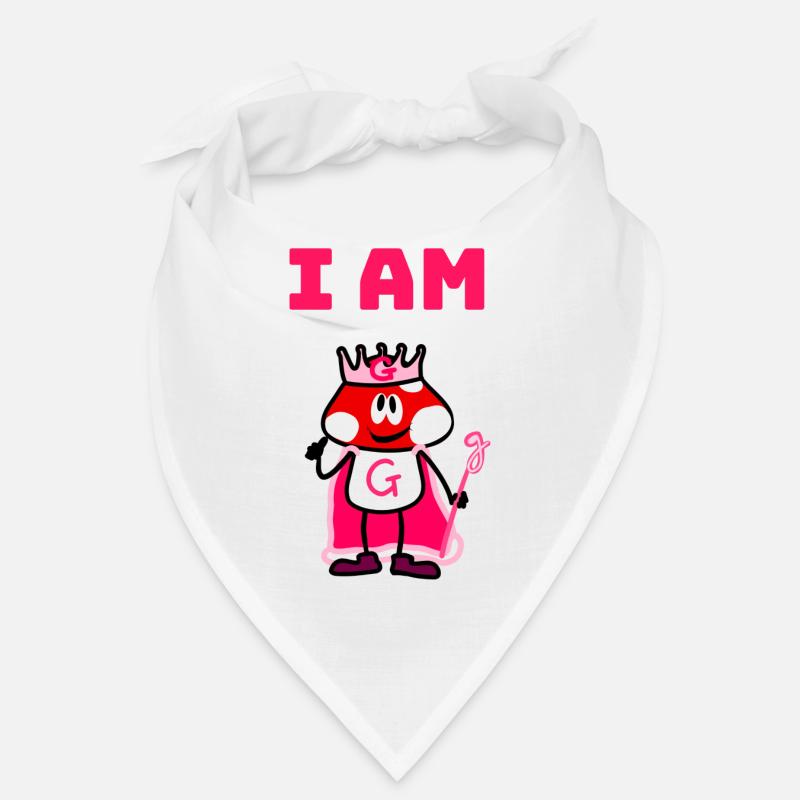 I AM G - Bandana - Weiß