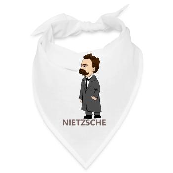 Nietzsche - Bandana - Weiß - Vorne
