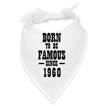 Born to be famous #FrankfurtOriginal - Bandana - Weiß - Vorne