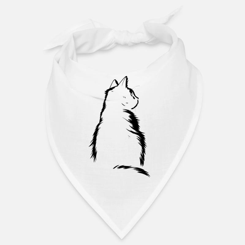 Chat, Motif De Chat Bandana