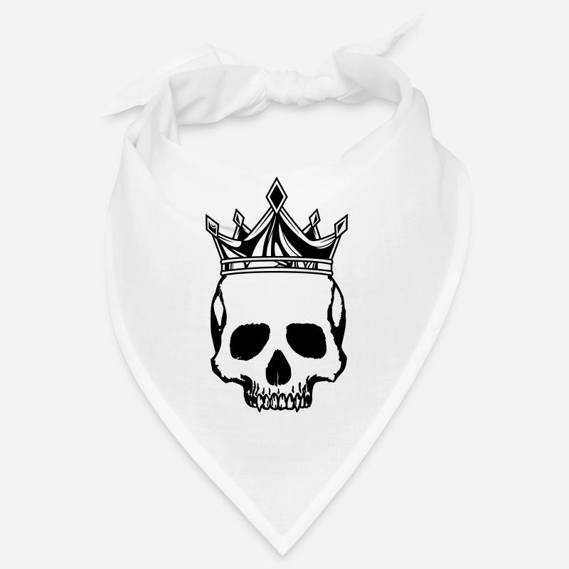 totenkopf könig krone Bandana