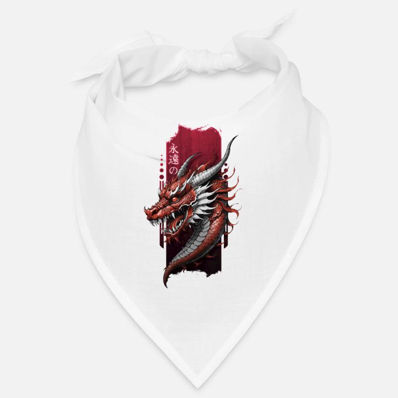 Gardien éternel : Dragon chinois au milieu de « Éternel » Bandana