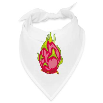Pitaya Drachenfrucht - Bandana - Weiß - Vorne