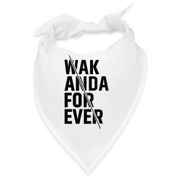Wak anda für immer - Bandana - Weiß - Vorne