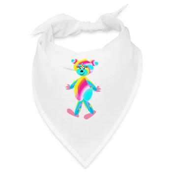 Regenbogenpaul - Tierchen - Kinder - Bandana - Weiß - Vorne