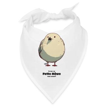 Fette Moewe - Bandana - Weiß - Vorne