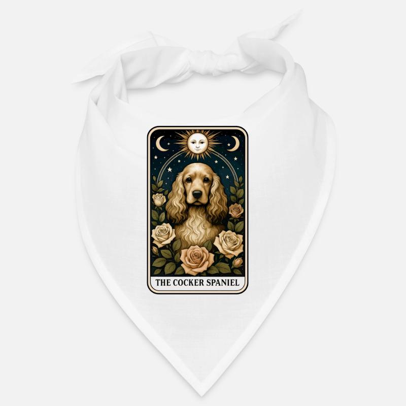 Cocker Spaniel - Bandana - Weiß
