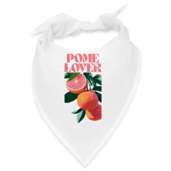 Pomelo Lover Botanisches Design - Bandana - Weiß - Vorne