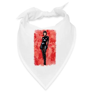 Latex Noir Distressed-Edition - Bandana - Weiß - Vorne