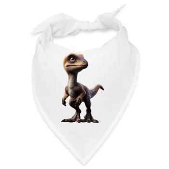 Raptor Velociraptor Dinosaurier Dino Raptoren - Bandana - Weiß - Vorne