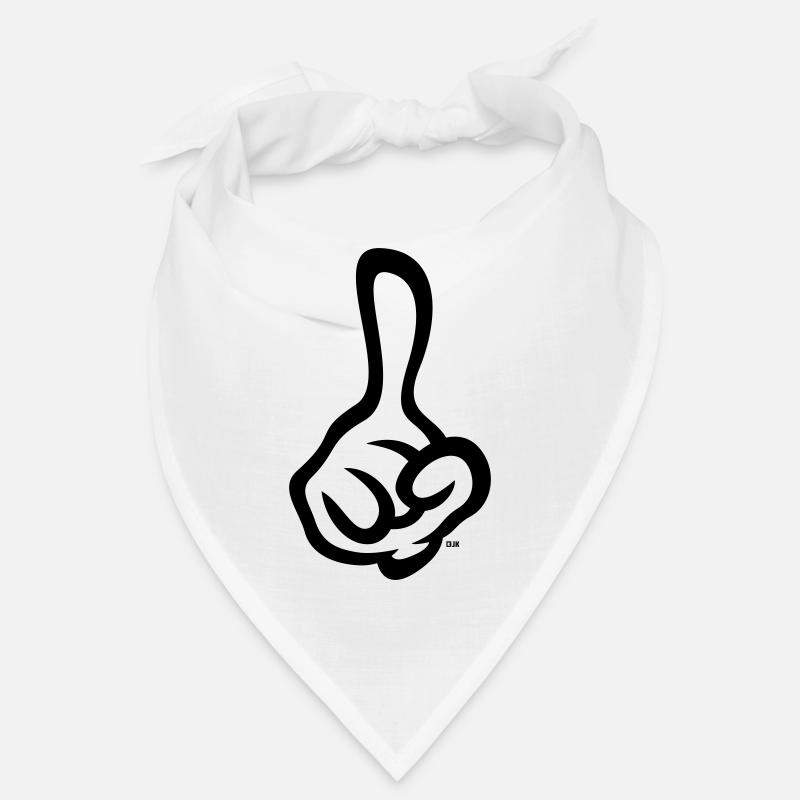 Raised index finger (finger / right hand / 1C) Bandana