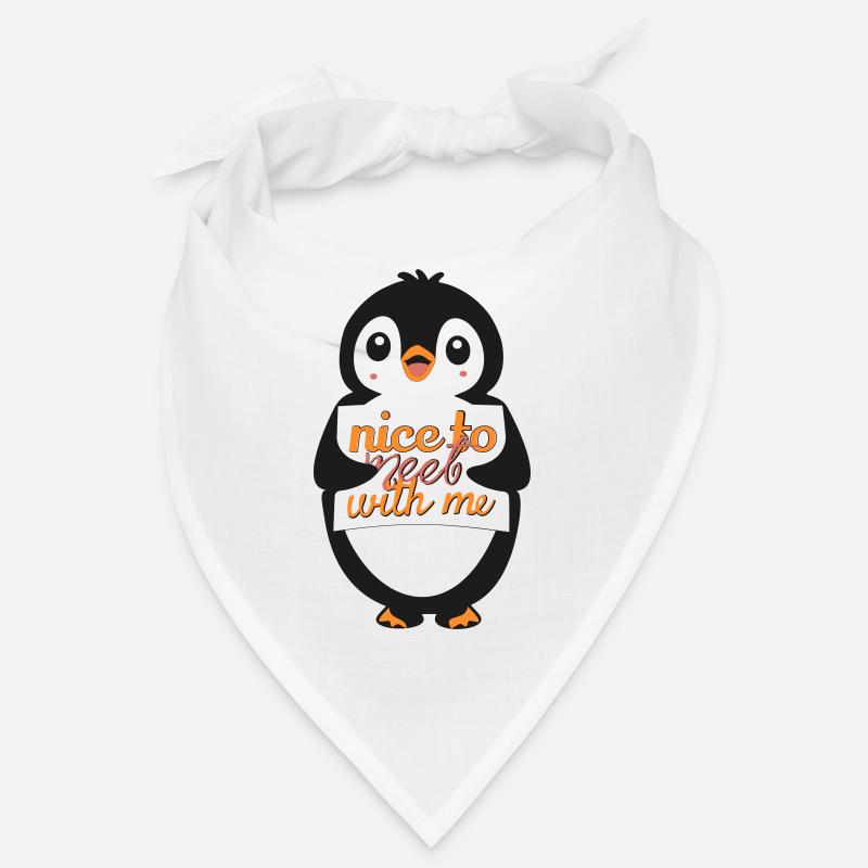 Penguin Banner: Schön, mich kennenzulernen Bandana