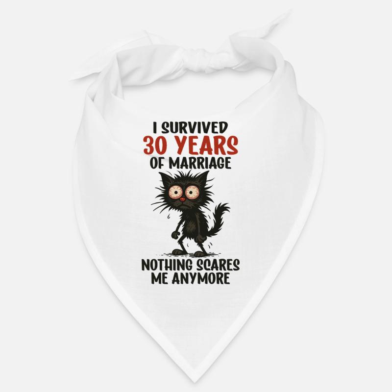 Cadeau du 30e anniversaire de mariage Mari Mari Épouse Bandana
