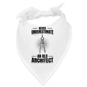 Architekt Großvater - Bandana - Weiß - Vorne