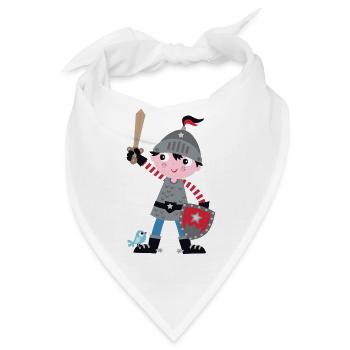 Kleiner Ritter Abenteuer - Bandana - Weiß - Vorne