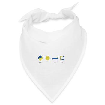 CODER PYTHON LIFE - Bandana - Weiß - Vorne