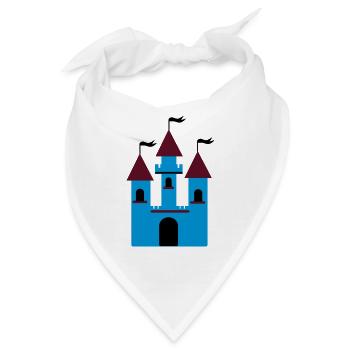 Schloss - Bandana - Weiß - Vorne