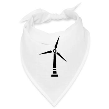 Windrad - Bandana - Weiß - Vorne