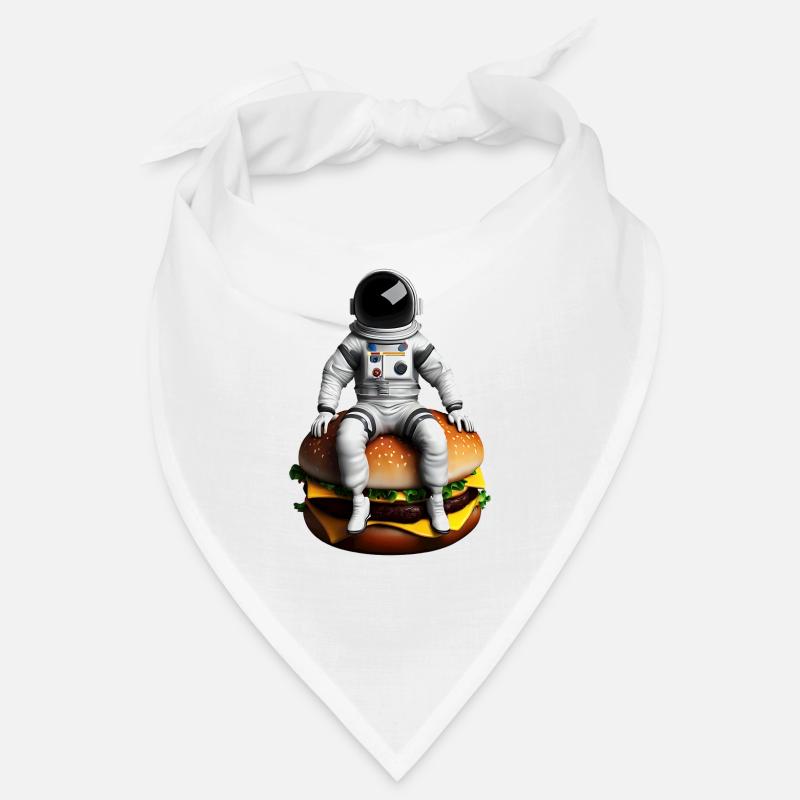 Weltraum Astronaut Cheeseburger Bandana