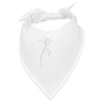 Karthäuser Katze - Bandana - Weiß - Vorne