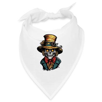 Vogelscheuche / Erntehelfer / Maisfeld / Feld - Bandana - Weiß - Vorne