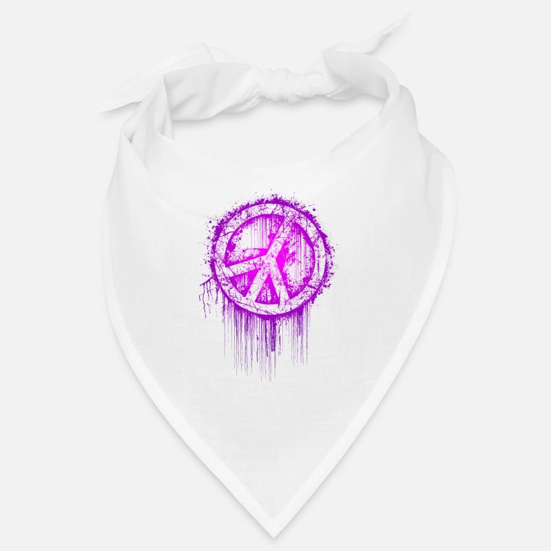 pink peace Friede Liebe Love Bandana