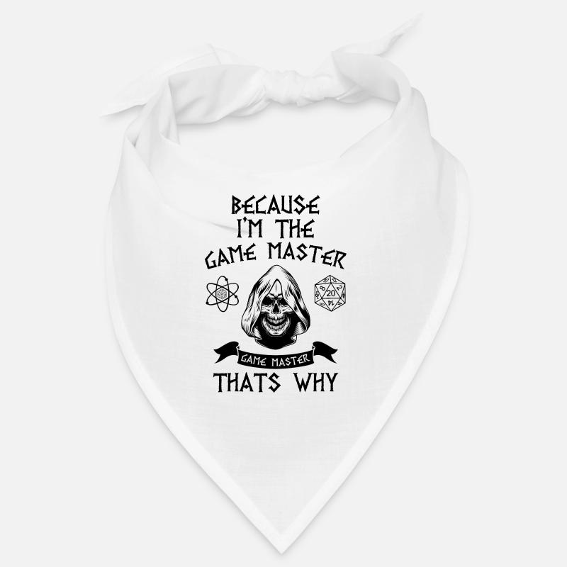 Game master nerd role playing game geek gift Bandana