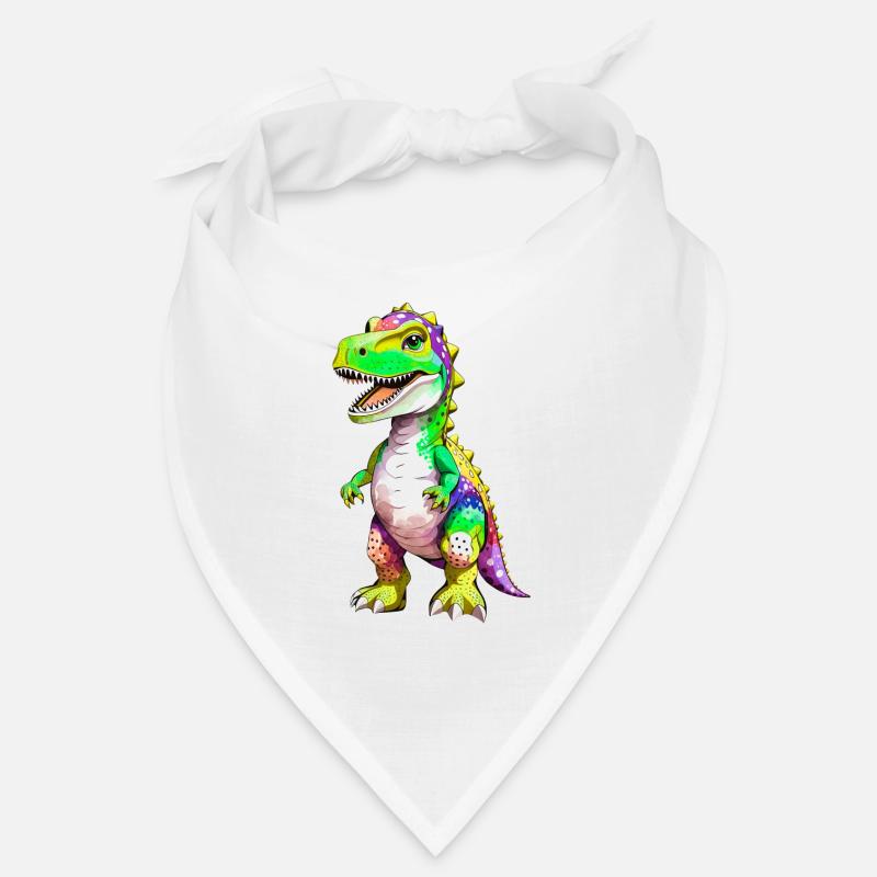 Rainbow T-Rex Dinosaur Bandana