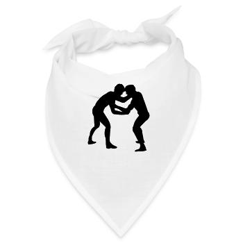 wrestling ringen - Bandana - Weiß - Vorne