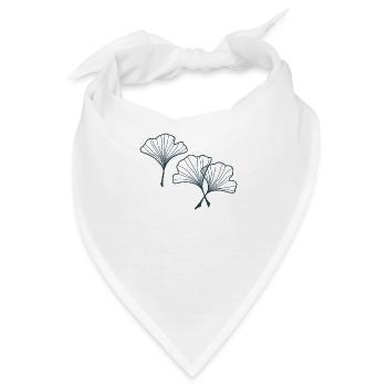 Ginko geht - Bandana - Weiß - Vorne