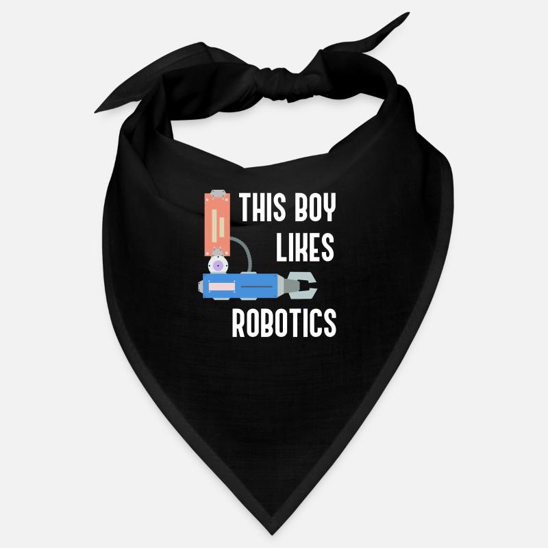 Boy Likes Robotics Ironic Saying Mechanic Engineer Bandana