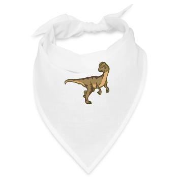 Ceratosaurus Dino Dinosaurier Geschenkidee Urzeit - Bandana - Weiß - Vorne
