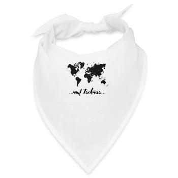 und Tschüss Karte - Bandana - Weiß - Vorne