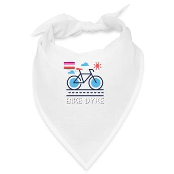 lesbisch - Bandana - Weiß - Vorne