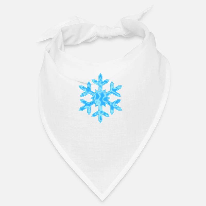 Snowflake with pattern - christmas Bandana