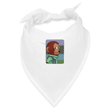 Awkward Monkey Puppet - Bandana - Weiß - Vorne