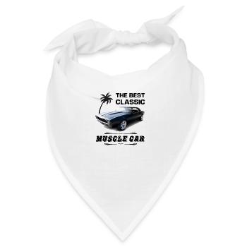 Der beste klassische Muscle Car - Bandana - Weiß - Vorne