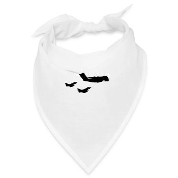 A400M Europa Militärflugzeug, deutsche Luftwaffe - Bandana - Weiß - Vorne