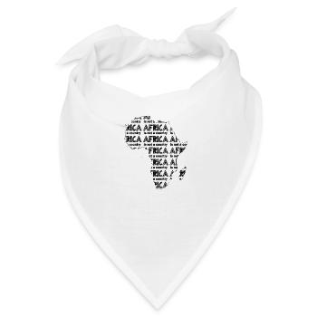 Afrika ist kein Land - Bandana - Weiß - Vorne