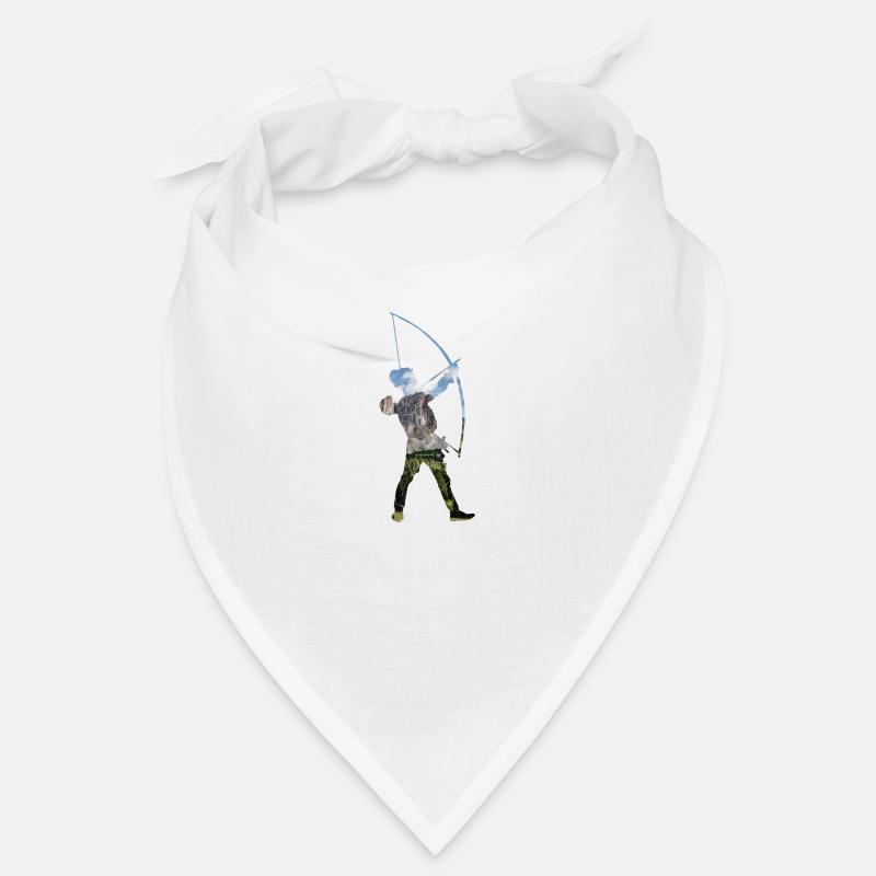 Double exposure art archery gift idea Bandana