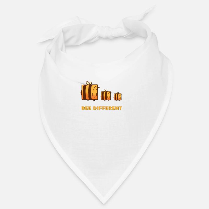abeille différente - être différente - Bandana - blanc