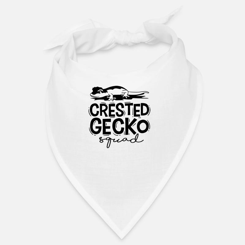 Crested Gecko Squad Exotische Tierechsen Bandana