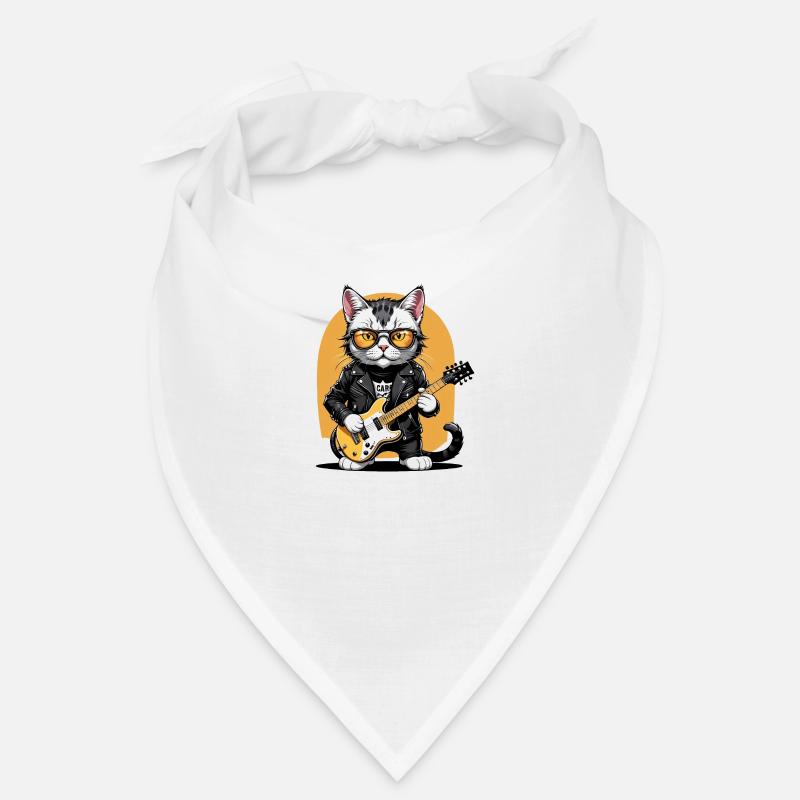 Cat Rocker Cat HardRock Gift Bandana