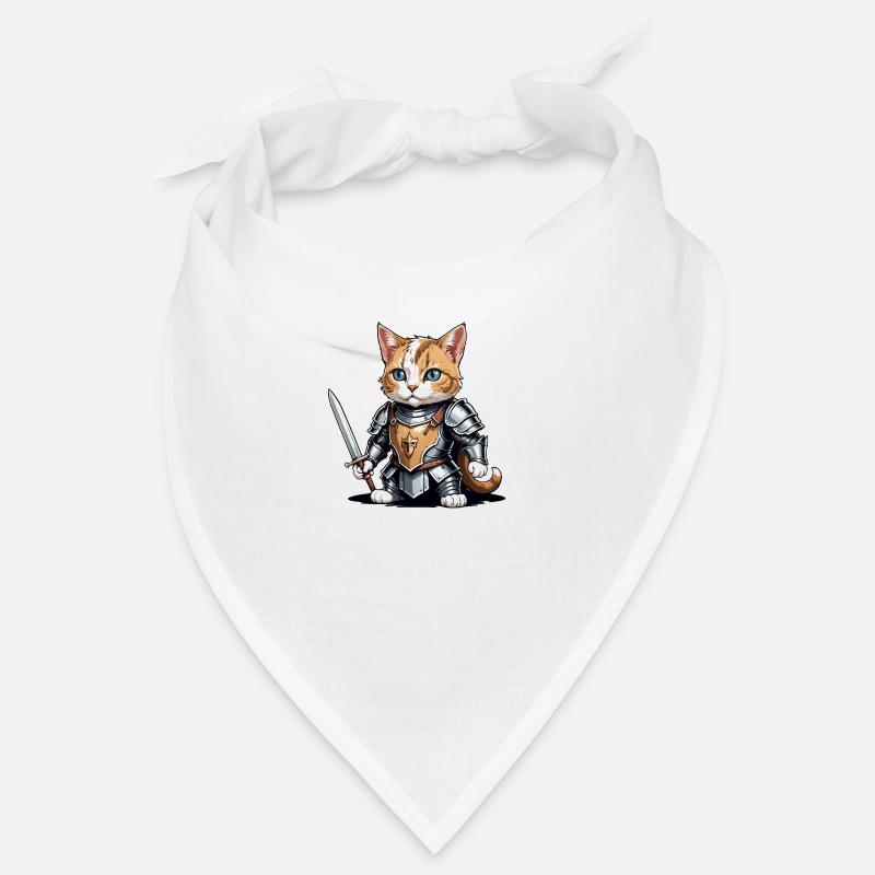 Cat Ritter Knight Katze Geschenk Mittelalter Bandana