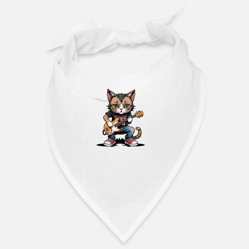Cat Rocker Cat HardRock Gift Bandana