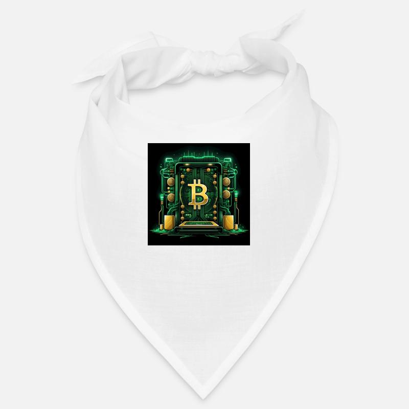 Bitcoin Krypto Crypto to the Moon Geschenk CPU Bandana